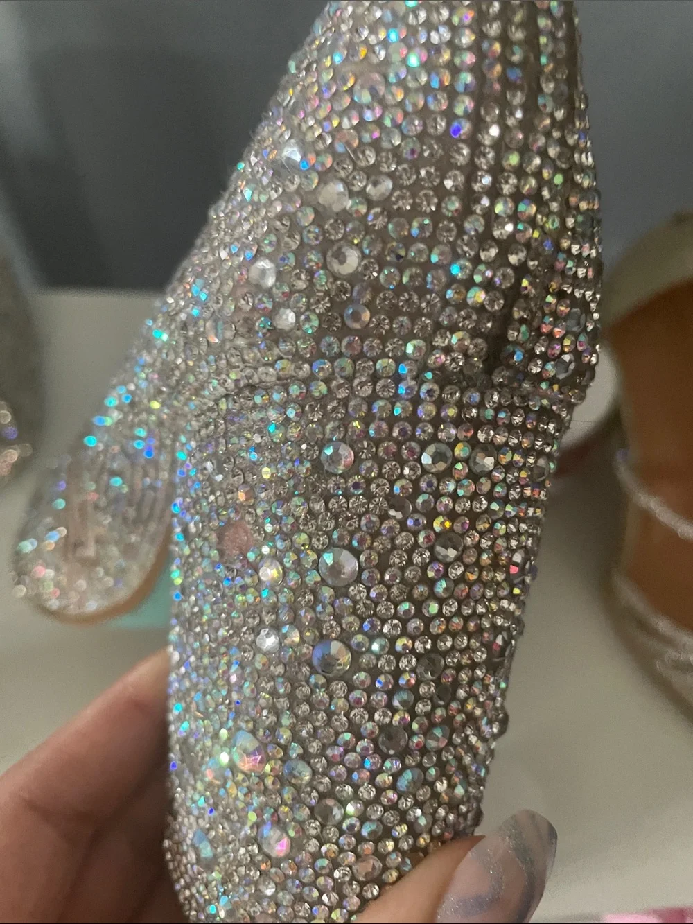 Betsey Johnson Sparkling Crystal-Embellished Women's Ankle Boots - Silver
